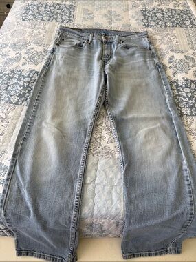 Men's 505 LEVI’s Light Blue Straight-Leg Jeans